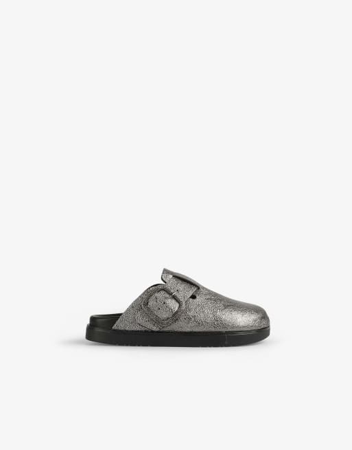 Scalpers - Zueco - Sandalen in metallic zilver