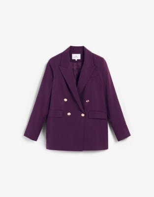 Scalpers - Zweireihiger Blazer in Lila