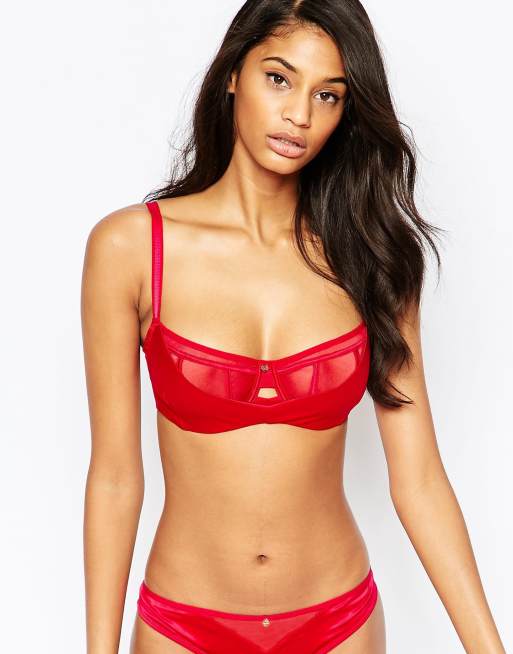 Peekaboo Unlined Balcony Bra