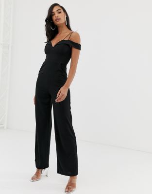 strappy black jumpsuit