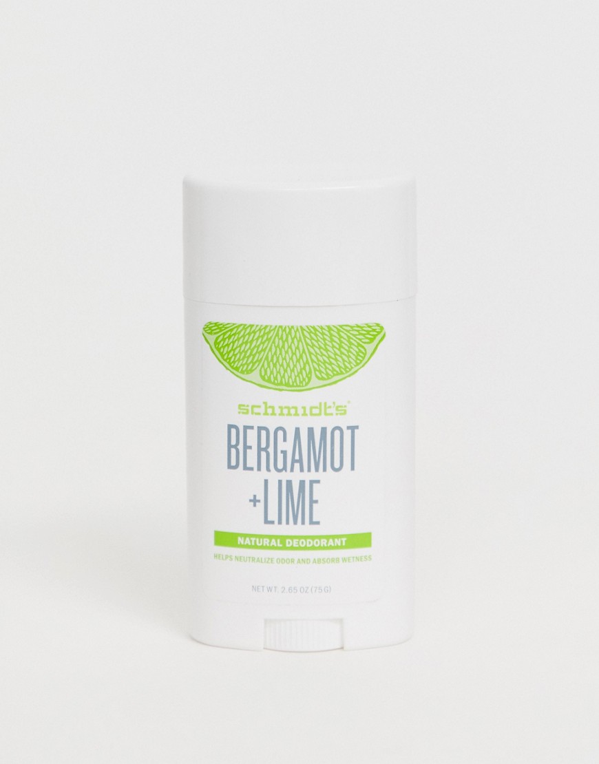 Schmidt's - Bergamot & Lime - Natuurlijke deodorant-Zonder kleur