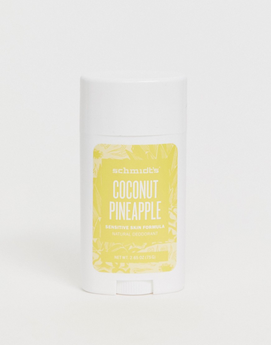 Schmidt's - Deodorante naturale con cocco e ananas per pelli sensibili-Nessun colore