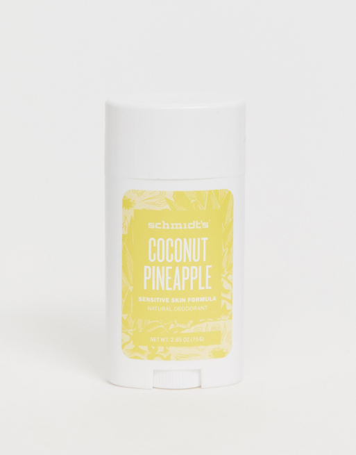 Schmidt's - Kokosnoot en ananas sensitive natuurlijk deodorant