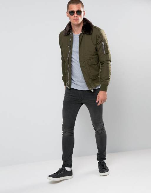 Schott air insulated store bomber jacket