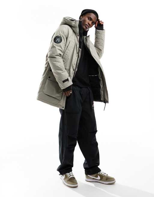 Schott - City - Parka matelassée - Gris foncé taupe