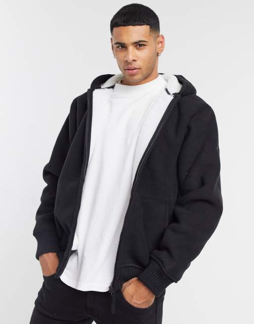 Schott store fleece hoodie