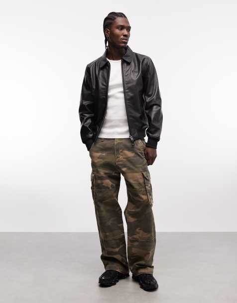 Shop Men's Leather Jackets & Faux Leather Jackets | ASOS