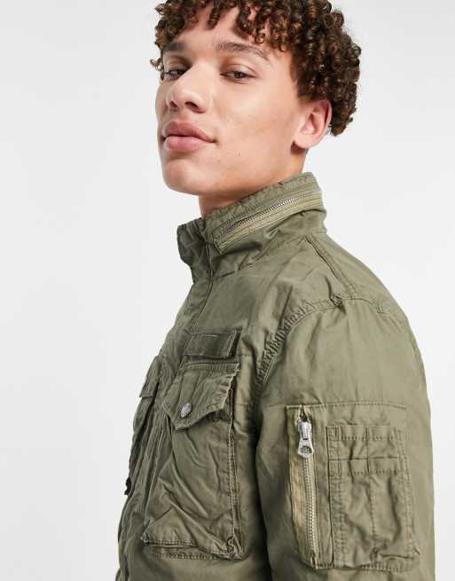 Veste militaire schott discount homme