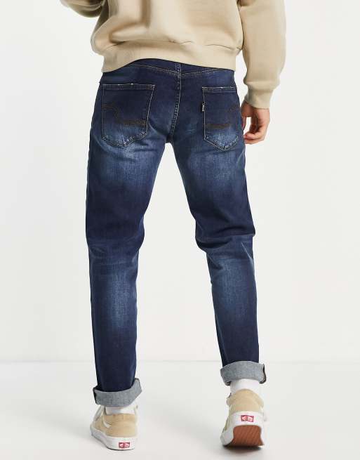 Schott regular fit jeans in vintage blue wash ASOS