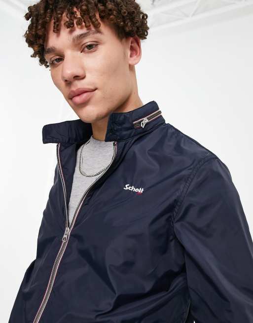 Schott Veste l g re Bleu marine ASOS