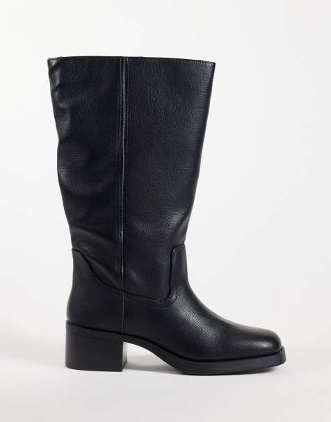 Schuch Denmark slip-on knæstøvler i sort - view 1
