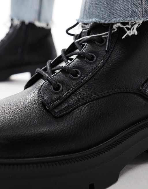 schuh - Andria - Enkellaarzen met veters in zwart, 2 van 4