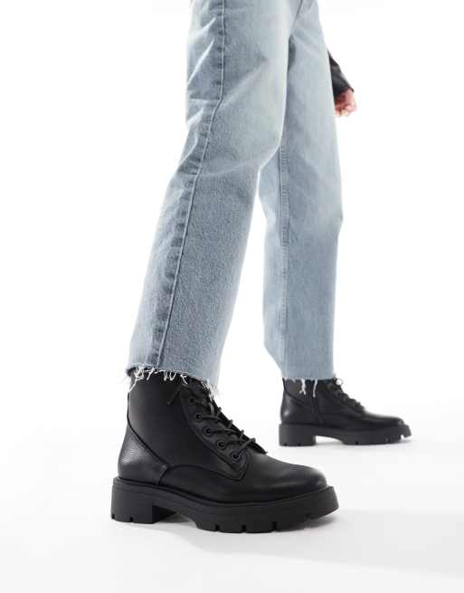 schuh - Andria - Enkellaarzen met veters in zwart, 3 van 4