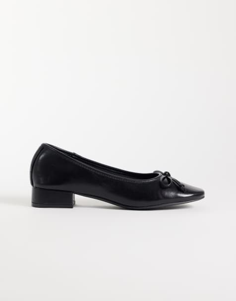 Schuh bailarinas con tacón negras - view 1