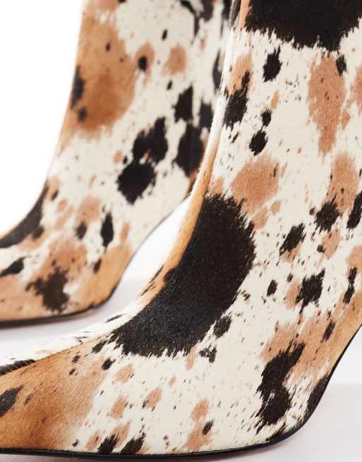 Schuh - Bambi - Ankelstøvler med kitten-hæl og komønster, 4 af 4