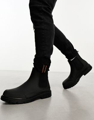  Banks chunky chelsea boots  
