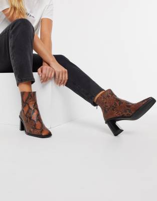 bottines imprime serpent