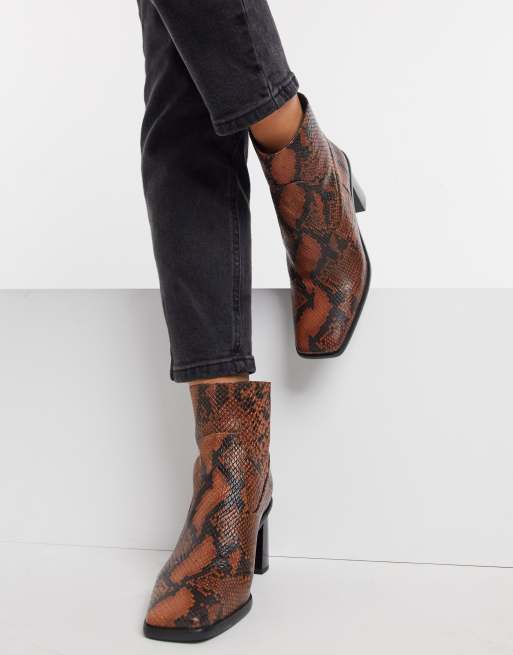 Bottines on sale talon serpent