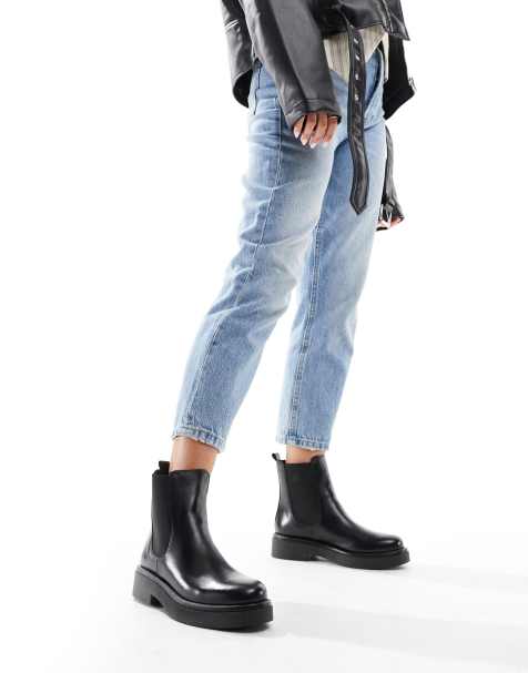Schuh – Camille – Ankle-Boots aus schwarzem Leder - view 1