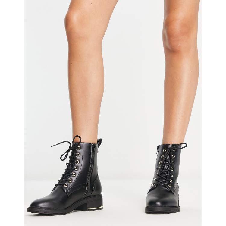 koncept venskab Byblomst Schuh Cecilia lace up chelsea boots in black | ASOS