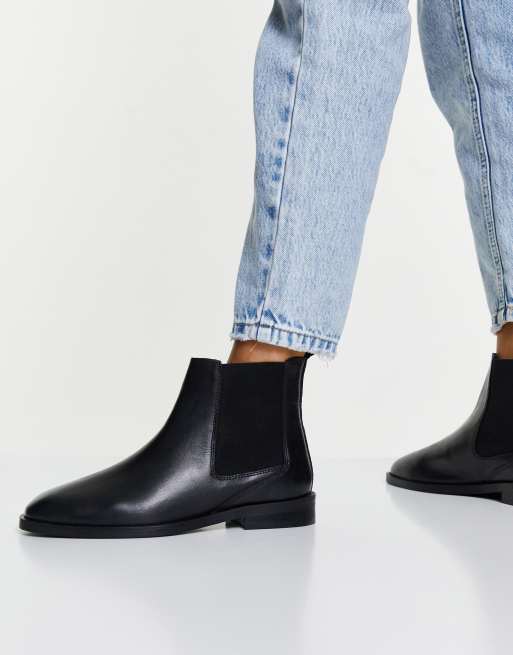 Asos automatic shop leather chelsea boots