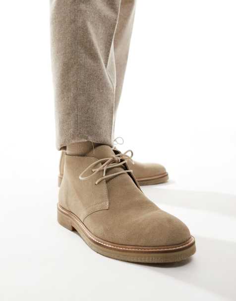 schuh - Dace - Chaussures à lacets en daim - Beige - view 1
