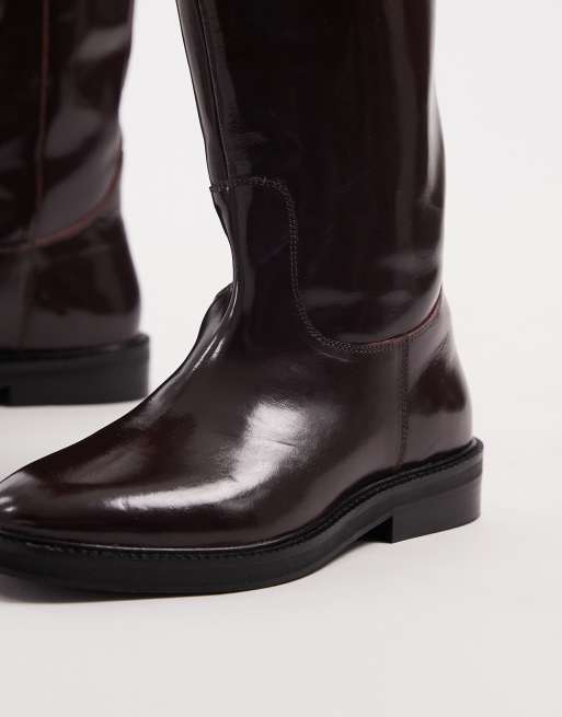 schuh - Daffodil - Bottes style cavalières - Bordeaux, 3 de 4