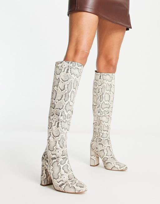 Cheap snake sale print boots