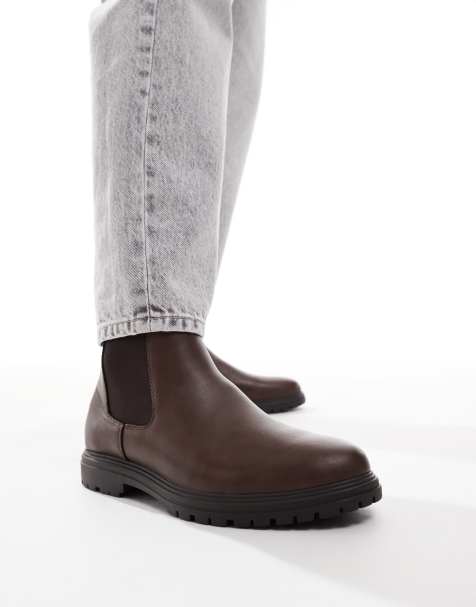 Schuh – Dalton – Chelsea-Stiefel in Braun - view 1
