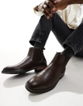 [Schuh] schuh Damon chelsea boots in brown 40 BROWN