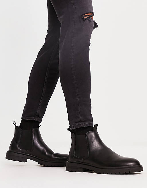Schuh Darius chelsea boots in black | ASOS
