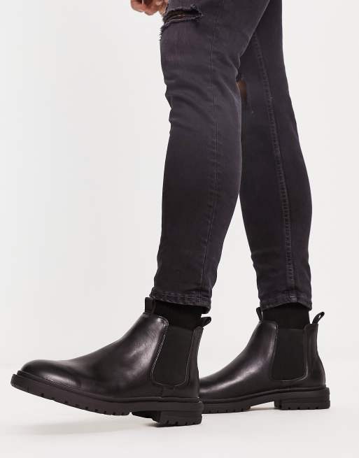 Schuh - Darius - Sorte Chelsea-støvler, 4 af 4