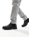 [Schuh] schuh Dawson chelsea boots in black leather 42 BLACK LEATHER