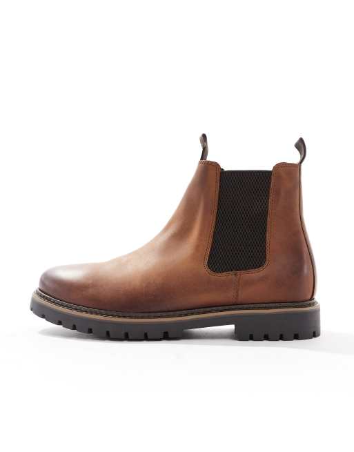 schuh – Dawson – Chelsea-Stiefel aus braunem Leder, 2 von 4