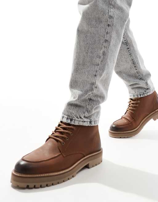 Round toe chukka boots on sale