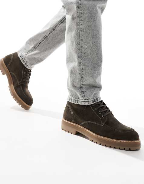 Schuh – Django – Grå chukka-boots i nubuck - view 1