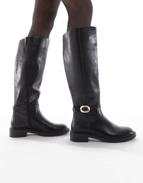 Schuh Dory riding knee boots in black - view 1