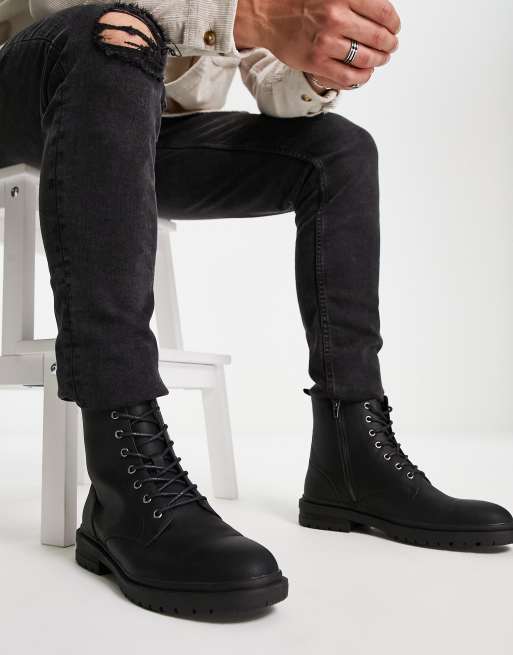 Asos chunky lace outlet up boots