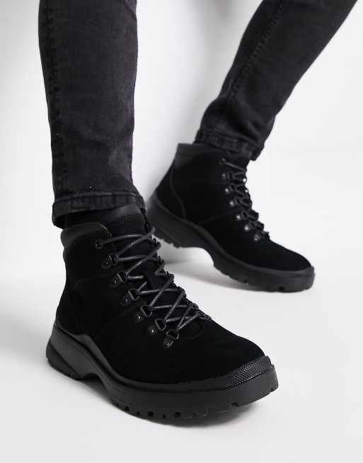 Black shop microsuede boots