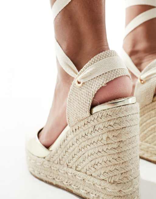 Espadrille compensée bout fermé online