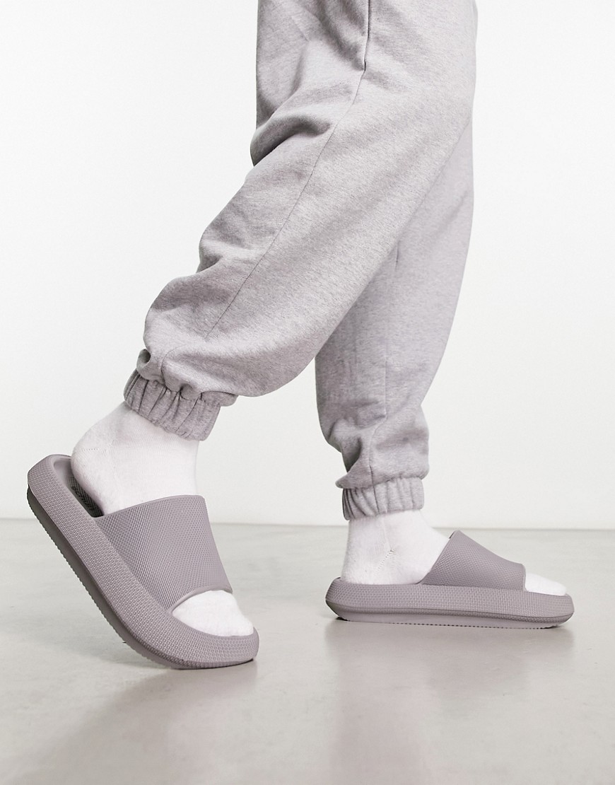 schuh Hayes slides in gray