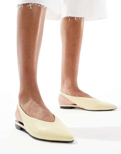 schuh - Lace - Chaussures plates à bride arrière - Citron - view 1