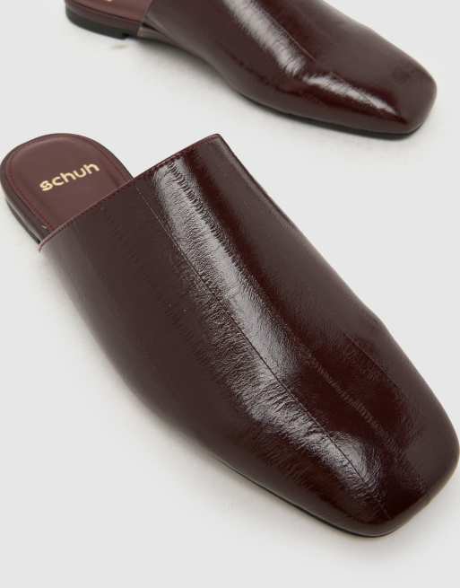 schuh - Latina - Sabot bordeaux, 3 di 4