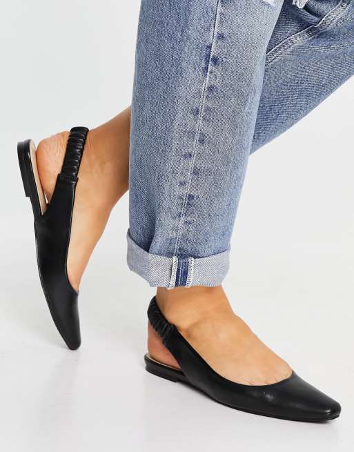 Sling back cheap flat shoes