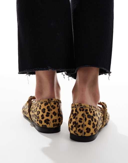 schuh - Lille - Ballerines façon babies avec motif léopard effet poulain, 3 de 4
