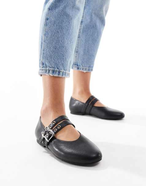 schuh Livy mary janes in black - view 1