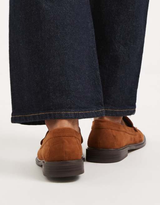 Schuh Lorena loafer in tan suedette, 3 of 4