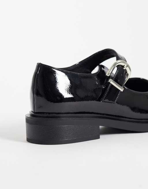 Schuh - Lucan - Scarpe Mary Jane a pianta larga nere, 4 di 4