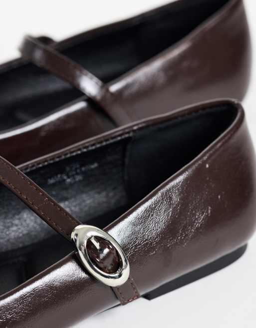 Schuh Lucille ballerines marron chocolat, 3 de 4