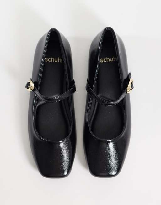 schuh Lucille ballet flats in black, 2 of 4